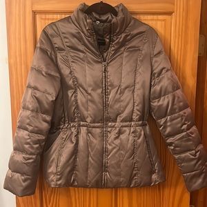 One Madison Green Puffer Jacket